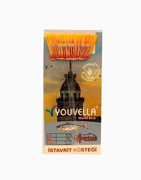 Çinekop Kösteği UV-GLOW Simli Youvella Kartonda 50 İğne 0.25mm Köstek