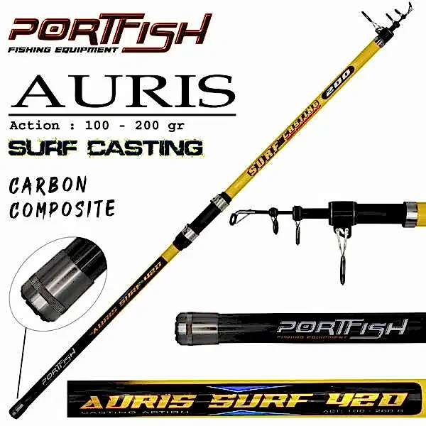 Portfish Auris Surf 420 cm  100-200 gr  Olta Kamışı