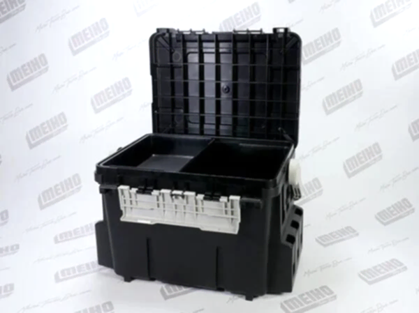 Meiho Bucket Mouth BM-7000 Siyah Takım Kutusu + Hard Belt BM-200 Askı