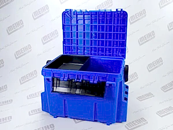 Meiho Bucket Mouth BM-7000 Mavi Takım Kutusu + Hard Belt BM-200 Askı